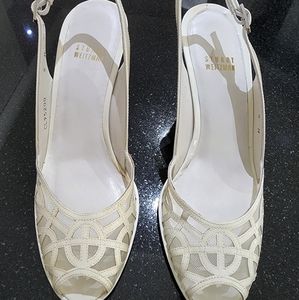 Stuart Weitzman White Peeps